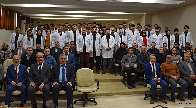 Harran Üniversitesinde Veteriner Adayları Beyaz Önlük Giydiler