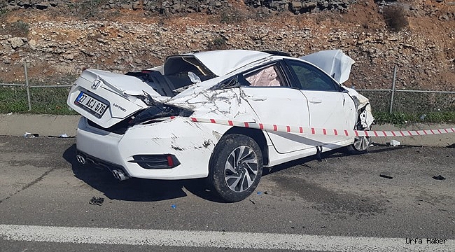 Şanlıurfa'da otomobil devrildi: 3 yaralı