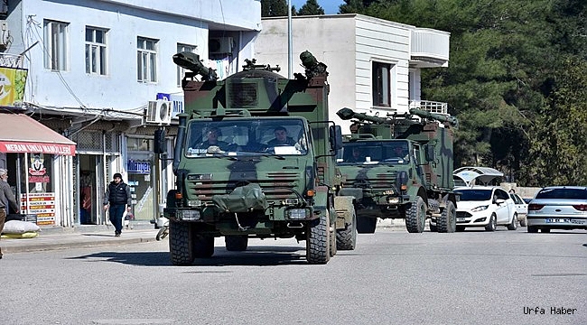 Suriye sınırına askeri sevkiyat