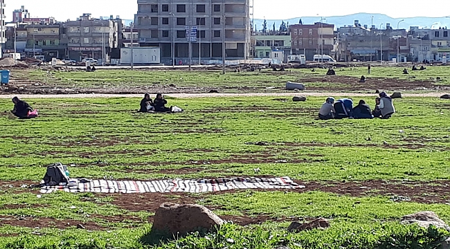 Urfalılar güneşli havanın tadını çıkardı