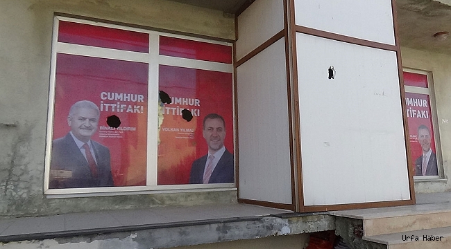 Cumhur İttifakı'nın seçim bürosuna taşlı saldırı