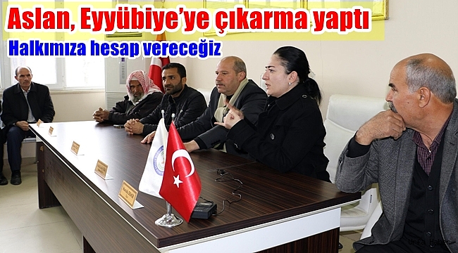 Essum Aslan "Halkımıza hesap vereceğiz"