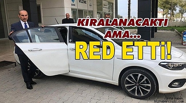 Başkan Yalçınkaya, Makam Aracını Reddetti