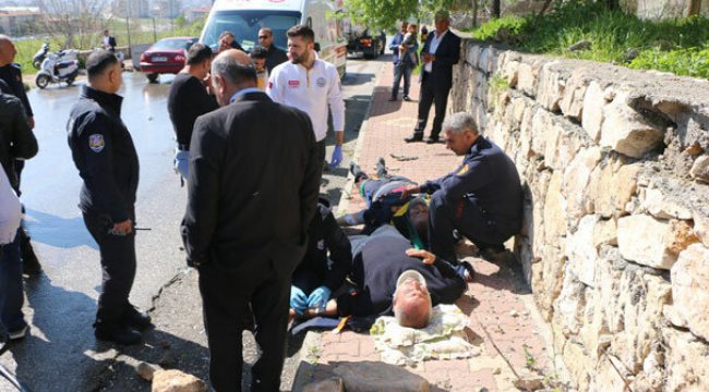 İtfaiye aracı bahçe duvarına çarptı: 2 yaralı