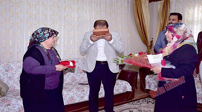 Başkan Aksak'tan şehit annesine ziyaret