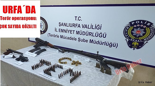 Şanlıurfa'da terör operasyonu