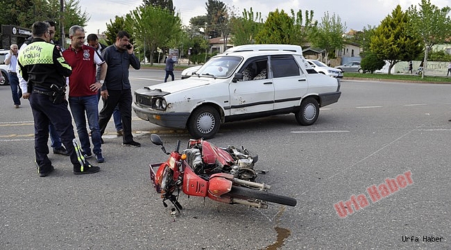 Şanlurfa'da trafik kazası: 1 yaralı