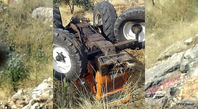Devrilen traktörün altında kalan sürücü öldü