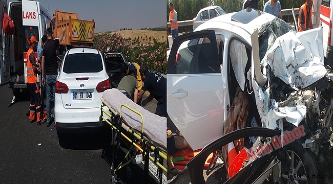 Şanlıurfa'da trafik kazası: 1 ölü, 2 yaralı