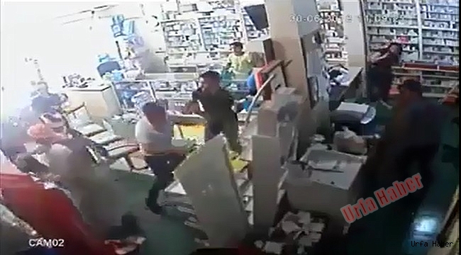 Suriye'liler eczaneyi savaş alanına çevirdiler..