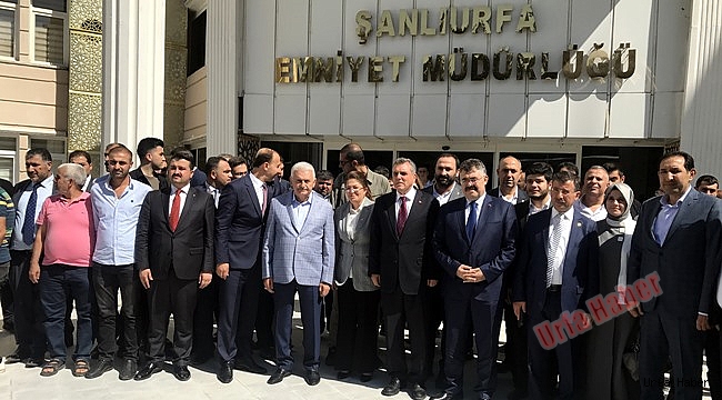 Yıldırım'dan Urfa'da taziye ziyareti