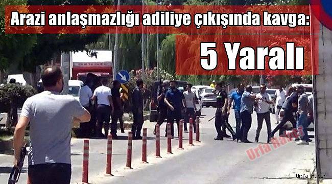 Arazi anlaşmazlığı adiliye çıkışında kavga: 5 Yaralı
