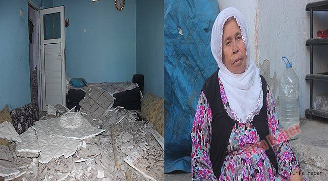 Üzerine asma tavan çöken kadın yaralandı