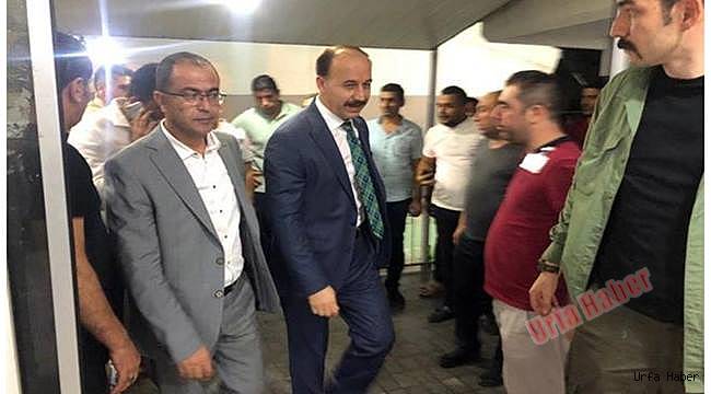 Vali Erin Ceylanpınar'da yaralıları ziyaret etti