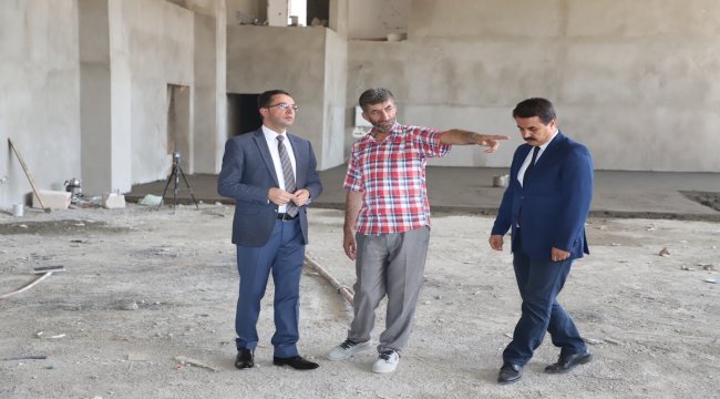 Cizre Gençlik Merkezi'nin yapımı