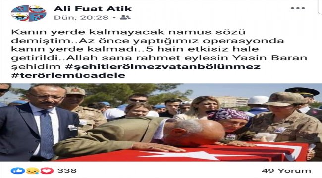 Etkisiz hale getirilen teröristler, askerin şehit olduğu saldırının failiymiş
