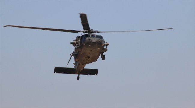 Fırat'ın doğusunda yedinci ortak helikopter uçuşu tamamlandı