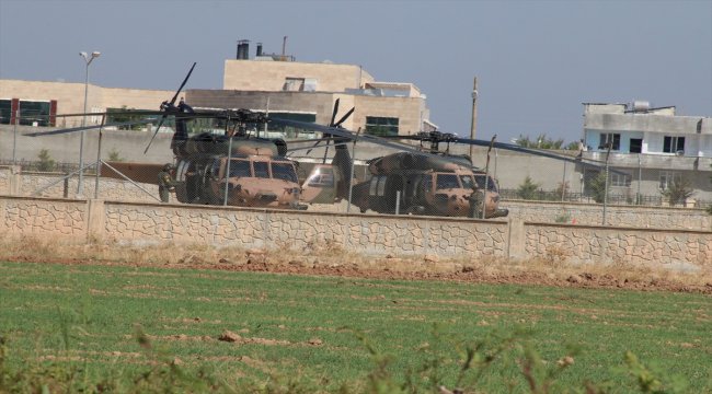 Fırat'ın doğusunda yedinci ortak helikopter uçuşu