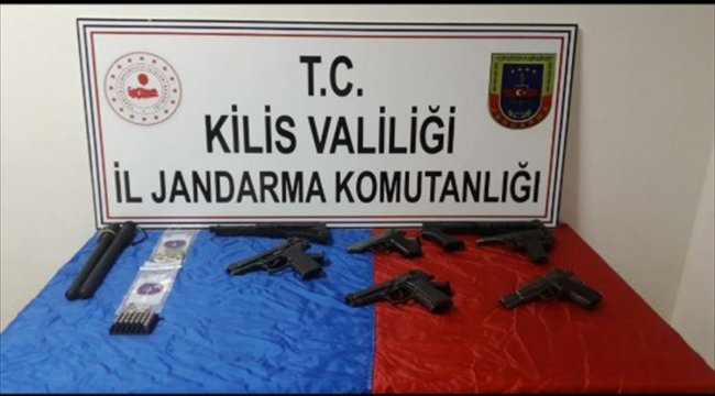 Kilis'te silah kaçakçılığı