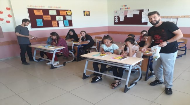 Mardin'de öğrencilere yardım