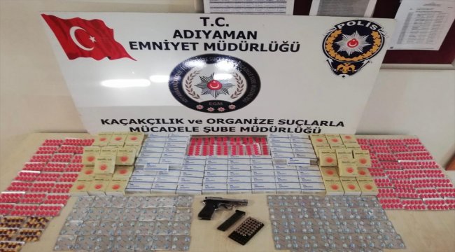 Adıyaman'da kaçakçılık operasyonu