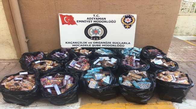 Adıyaman'da kaçakçılıkla mücadele