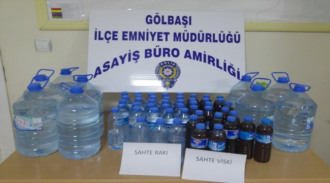 Adıyaman'da sahte içki operasyonu