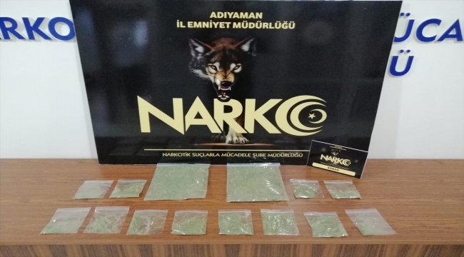 Adıyaman'da uyuşturucu operasyonu
