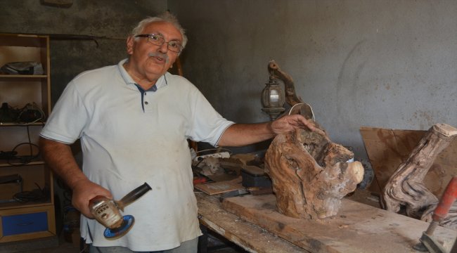 Ahşap işlemeciliği yaşama sevinci oldu
