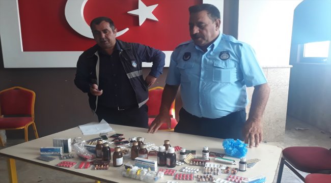 Bakkal dükkanında yüzlerce tıbbi ilaç ele geçirildi