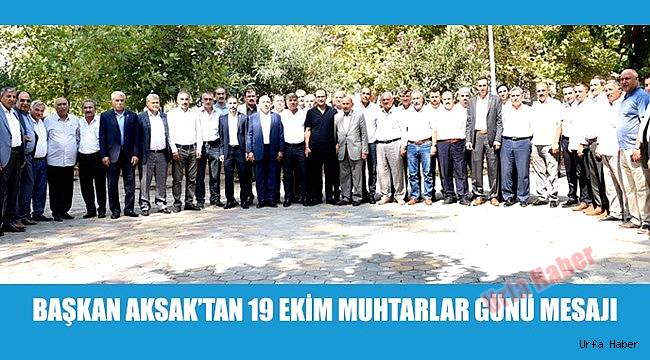 Başkan Aksak: Muhtarlar yerel yönetimin yapı taşıdır