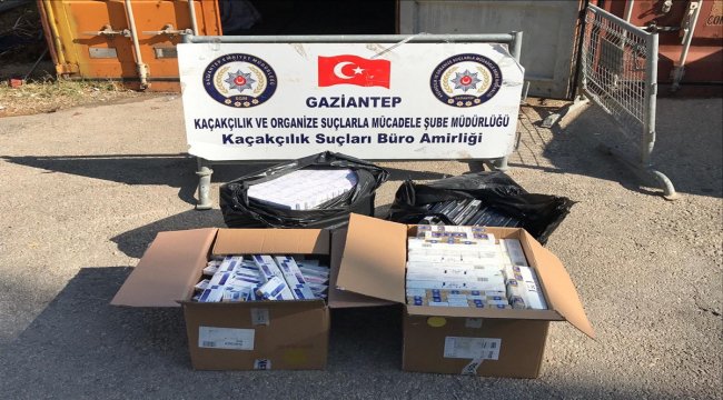 Gaziantep'te kaçakçılıkla mücadele