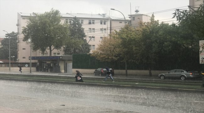 Gaziantep'te şiddetli yağış