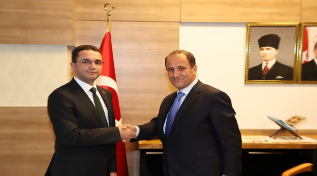 HSK üyesi Ekinci'den Kaymakam Sinanoğlu'na ziyaret