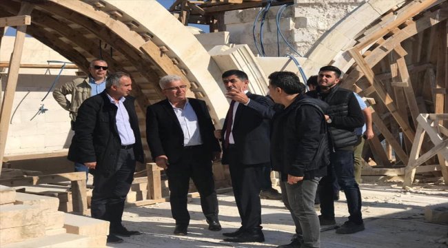 Hz. Ukkaşa Türbesi'ndeki restorasyon çalışmaları