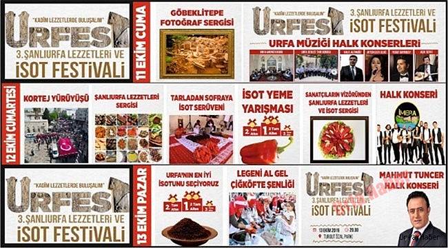 İsot festivali programı belli oldu!