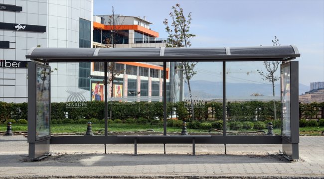 Mardin'de 16 yeni durak kuruldu