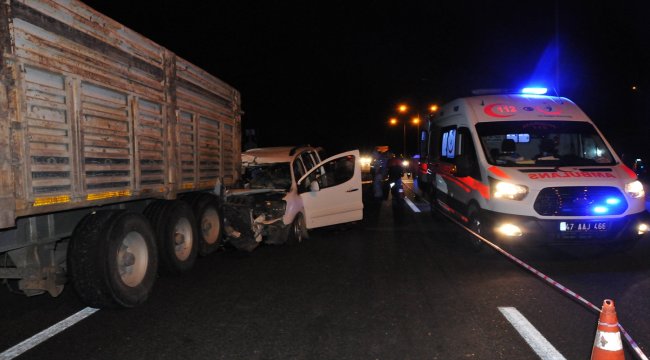 Mardin'de trafik kazası: 3 ölü, 3 yaralı