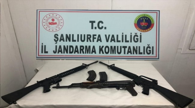 Şanlıurfa'da silah kaçakçılığı