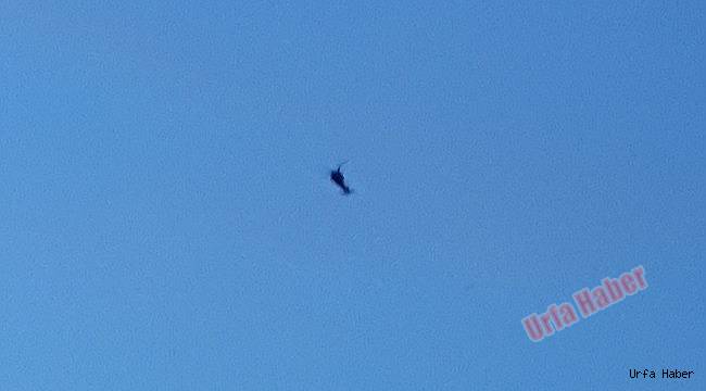 Urfa semalarında helikopter hareketliliği
