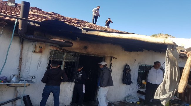 Adıyaman’da ev yangını
