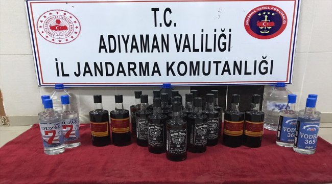 Adıyaman'da kaçak içki operasyonu