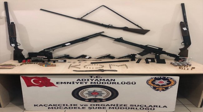 Adıyaman'da silah kaçakçılığı operasyonunda bir gözaltı