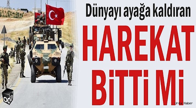 Barış Pınarı Operasyonu Bitti mi?