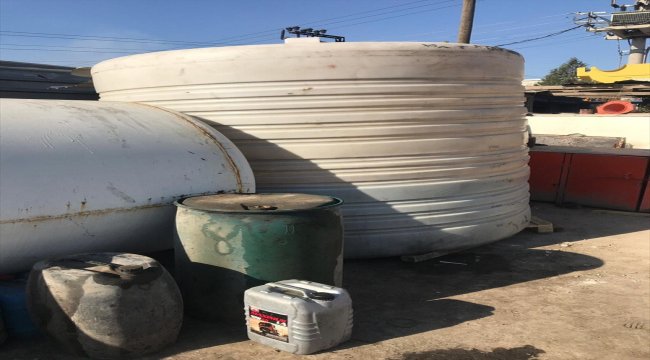 Gaziantep'te 3 bin 500 litre kaçak akaryakıt ele geçirildi