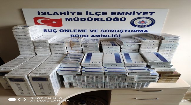 Gaziantep'te bin 715 paket kaçak sigara ele geçirildi