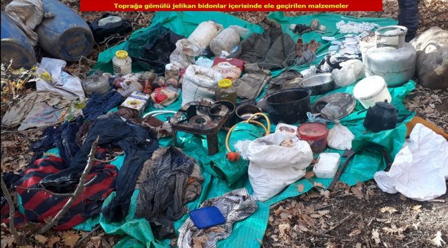 "Kıran-5" operasyonunda 20 sığınak imha edildi, 1 ton 615 kilogram esrar ele geçirildi