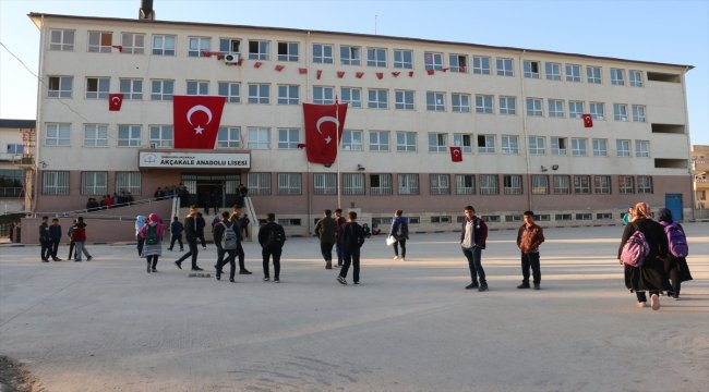 Şanlıurfa'nın sınır ilçelerindeki okullarda telafi eğitimi