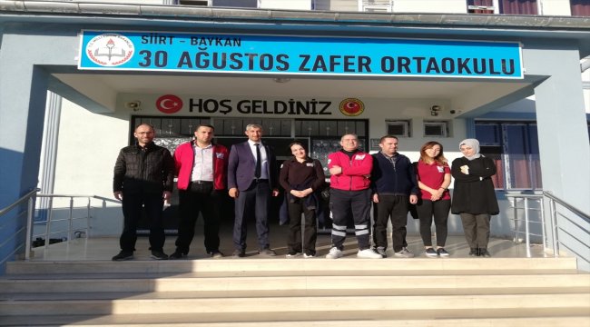 Siirt'te Kızılay Haftası etkinlikleri