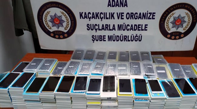 434 gümrük kaçağı cep telefonu ele geçirildi